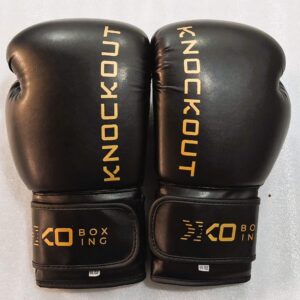 Black Boxing Gloves without Gold Outline