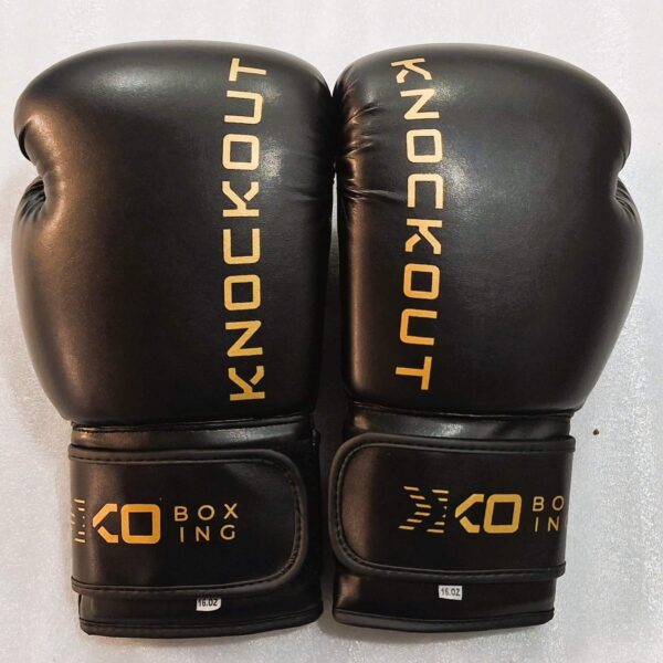 Black Boxing Gloves without Gold Outline